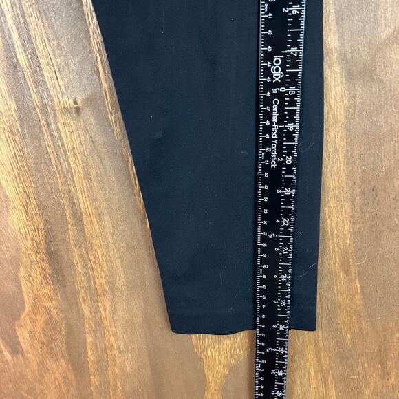 J Crew Womens Pants Black Ankle Cropped Mercantile Side Zip Leggings Stretch 8 - Picture 8 of 11